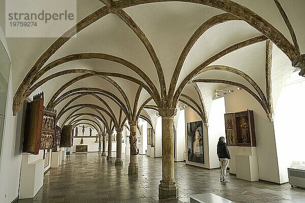 Gotische Halle  Schloss Gottorf  Schleswig  Schleswig-Holstein  Deutschland  Europa