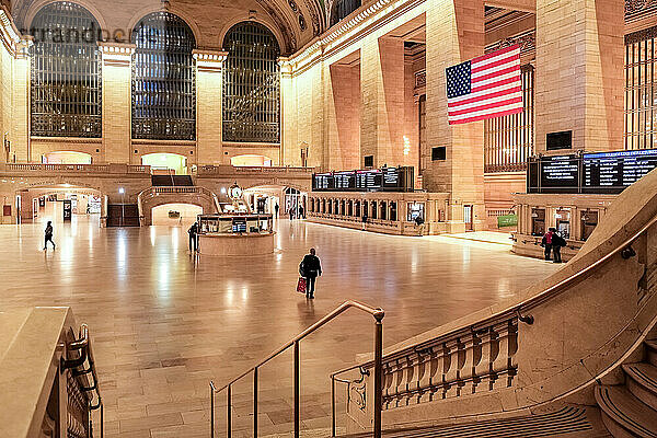 Architektonisches Detail des Grand Central Terminal (GCT) (Grand Central Station) (Grand Central)  einem S-Bahn-Terminal  dem drittgrößten von Nordamerika  Midtown Manhattan  New York City  Vereinigte Staaten von Amerika  Nordamerika