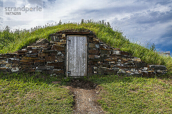 Unterirdischer Keller in Elliston  Halbinsel Bonavista  Neufundland  Kanada  Nordamerika