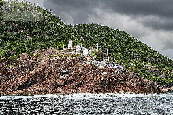 Leuchtturm von Fort Amherst  St. John's  Neufundland  Kanada  Nordamerika