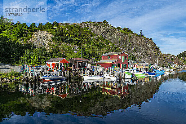 Quidi Vidi Bootshafen  St. John's  Neufundland  Kanada  Nordamerika