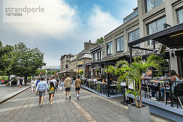 Altstadt von Montreal  Quebec  Kanada  Nordamerika