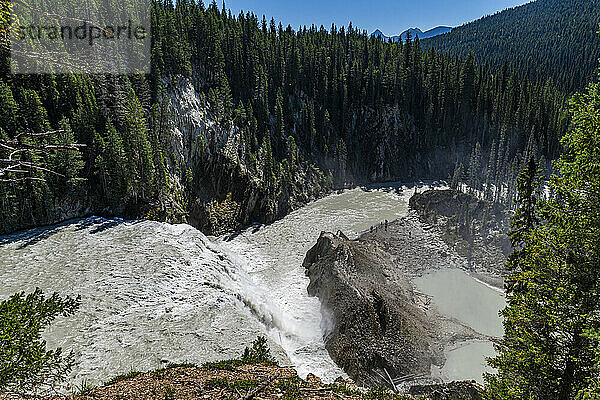 Wapta Falls  Yoho-Nationalpark  British Columbia  KanadaUNESCO-Weltkulturerbe  British Columbia  Kanada  Nordamerika