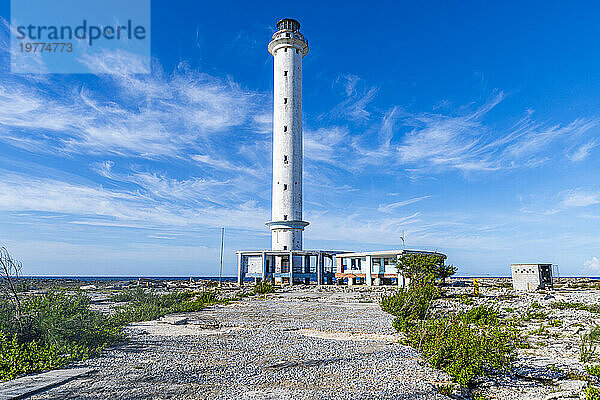 Leuchtturm von Carapachibey  höchster Leuchtturm der Karibik  Isla de la Juventud (Insel der Jugend)  Kuba  Westindische Inseln  Mittelamerika