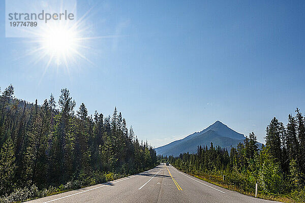 Glacier Parkway  Alberta  Kanada  Nordamerika