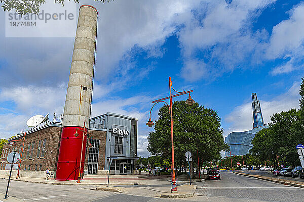 Der Gabelmarkt  Winnipeg  Manitoba  Kanada  Nordamerika