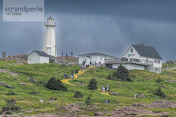 Cape Spear Lighthouse National Historic Site  Neufundland  Kanada  Nordamerika