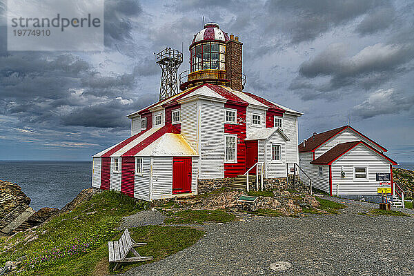 Leuchtturm von Cape Bonavista  Halbinsel Bonavista  Neufundland  Kanada  Nordamerika