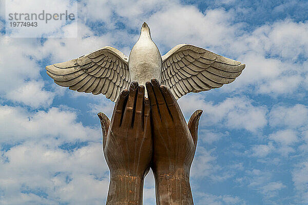 Peace monument  Luena  Moxico  Angola  Africa
