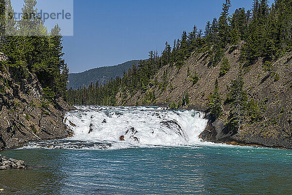 Bow Falls  Banff  Alberta  Rocky Mountains  Kanada  Nordamerika