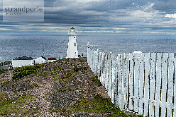 Cape Spear Lighthouse National Historic Site  Newfoundland  Canada  North America