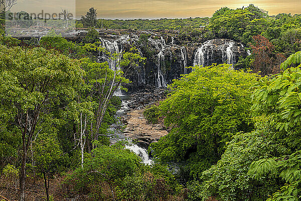 Chiumbe-Wasserfälle  Lunda Sul  Angola  Afrika
