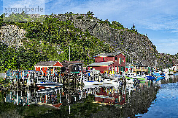 Quidi Vidi Bootshafen  St. John's  Neufundland  Kanada  Nordamerika