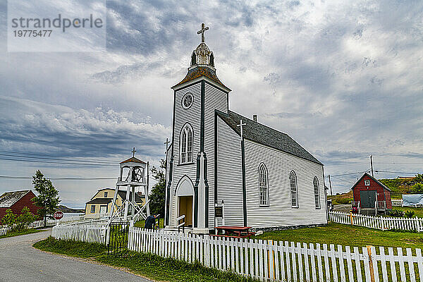 Kirche in der historischen Stadt Trinity  Halbinsel Bonavista  Neufundland  Kanada  Nordamerika