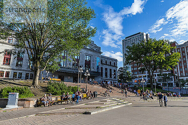 Altstadt von Quebec City  Quebec  Kanada  Nordamerika