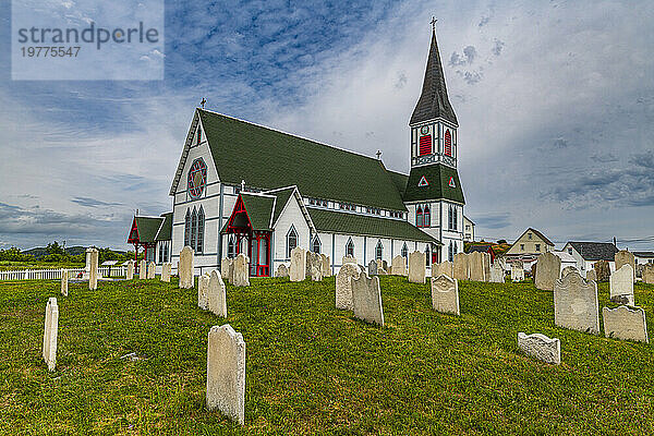 Kirche in der historischen Stadt Trinity  Halbinsel Bonavista  Neufundland  Kanada  Nordamerika