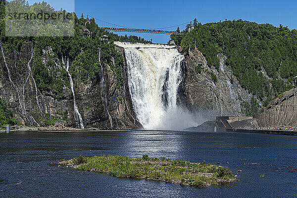 Montmorency Falls  Quebec  Kanada  Nordamerika