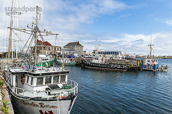 Bootshafen von St. Pierre  Territorialgemeinschaft Saint-Pierre und Miquelon  Überseegemeinschaft Frankreich  Nordamerika