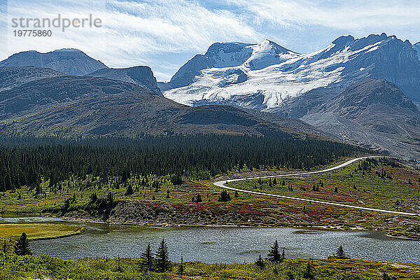 Columbia Icefield  Glacier Parkway  Alberta  Kanada  Nordamerika