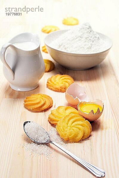 Einfache Kekse mit frischen Zutaten zu Hause backen
