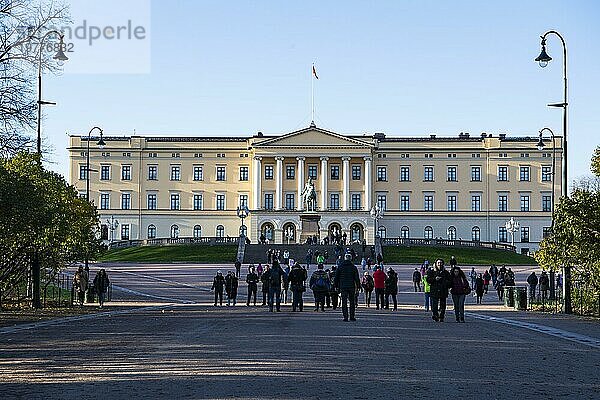 Königspalast  Oslo  Norwegen  Europa