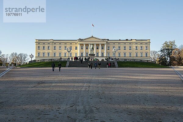 Königspalast  Oslo  Norwegen  Europa