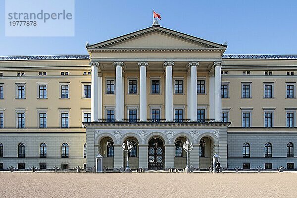 Königspalast  Oslo  Norwegen  Europa