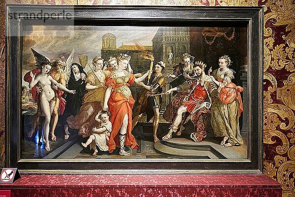 Gemälde  Innenaufnahme  Dogenpalast  Palazzo Ducale  Venedig  Venetien  Italien  Europa