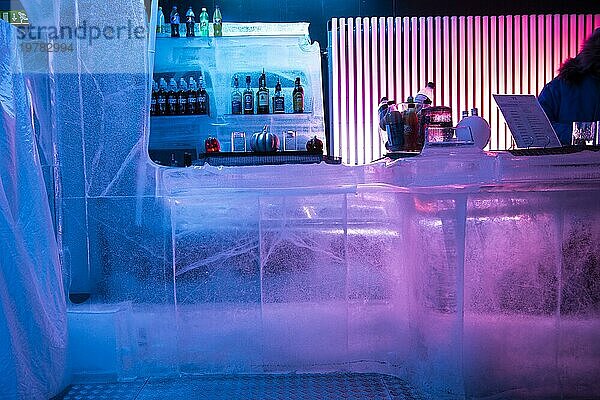 Magic Ice Bar  Oslo  Norwegen  Europa