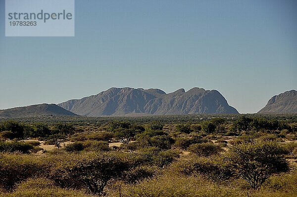 Wüstenlandschaft im Süden von Namibia bei Keetmanshoop