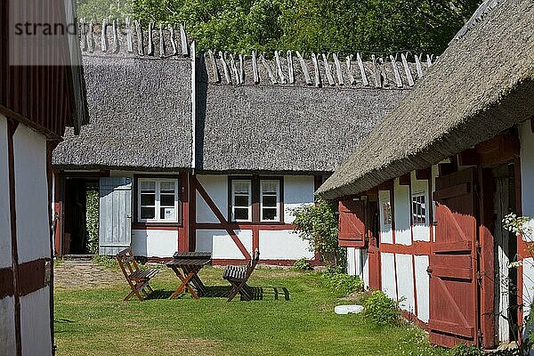 Altes traditionelles Bauernhaus  Himmelstorp  Kullaberg  Kullen  Skåne  Schonen  Schweden  Europa