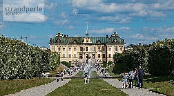 Ein Bild des Schlosses Drottningholm