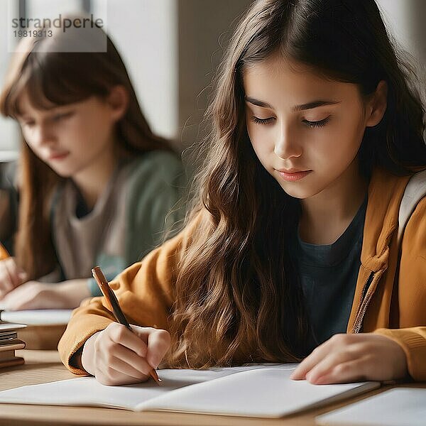 Bildung Lesekonzept. Zurück zur Schule! Konzept der Bildung und des Lesens. Die Entwicklung der Vorstellungskraft. AI generiertes Bild