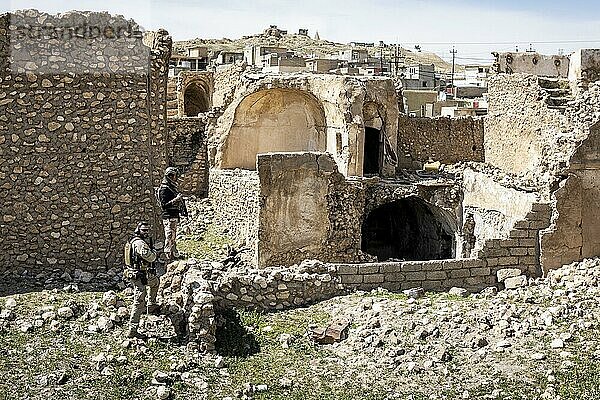 Destroyed city centre of Sinjar  09.03.2023