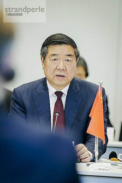 3rd High-level financial dialogue between Germany and China. He Lifeng  Vice Premier of the People's Republic of China. Frankfurt  01 October 2023