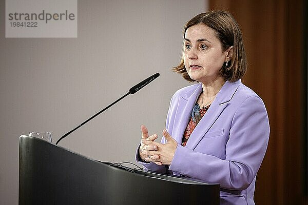 Luminita Teodora Odobescu  Ministerin für Auswärtige Angelegenheiten von Rumänien  aufgenommen im Rahmen einer Pressekonferenz nach dem gemeinsamen Gespräch im Auswärtigen Amt in Berlin  04.09.2023