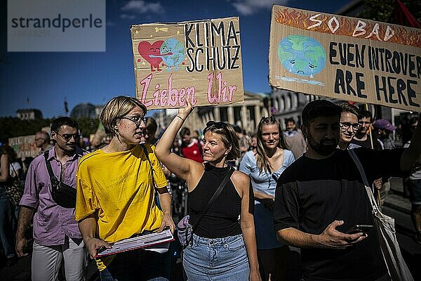 Klimademo von Fridays for Future am 15.09.2023 in Berlin