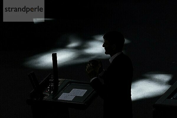 Karl Lauterbach (SPD)  Federal Minister of Health  recorded during the budget debate in the German Bundestag in Berlin  07/09/2023