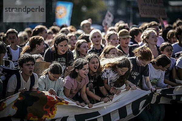 Klimademo von Fridays for Future am 15.09.2023 in Berlin