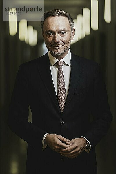 Christian Lindner (FDP)  Federal Minister of Finance  poses for a photo in Berlin  26 October 2023
