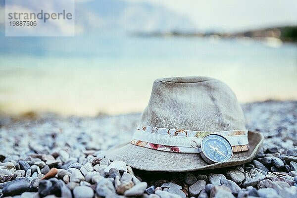 Accessoires für den Sommerurlaub am Strand  Italien  Europa