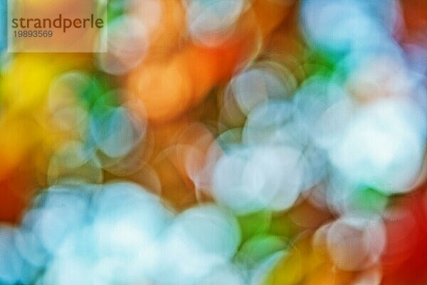 Buntes Herbstbokeh