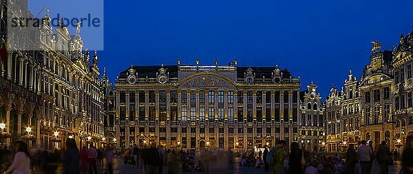 Abend (blaue Stunde)  in Brüssel