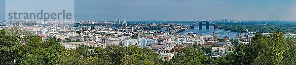 Ein Panorama der Stadt Kiew (Norden)