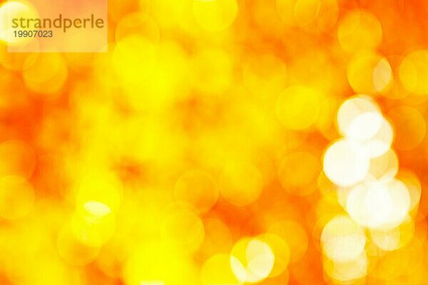 Abstact lebendige goldene  gelbe  orange Kreis Bokeh Hintergrund Textur