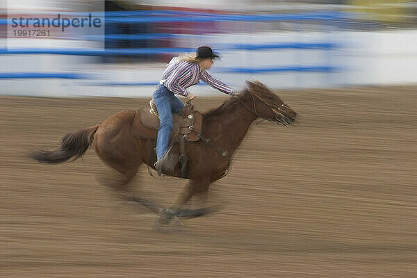 Barrel Racer (Cowgirls) im Wettbewerb