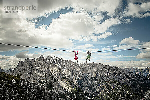 Monte Piana Hängemattenaktion 2014