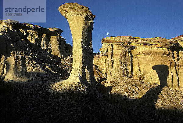 Die Bisti Badlands im Nordwesten von New Mexico.