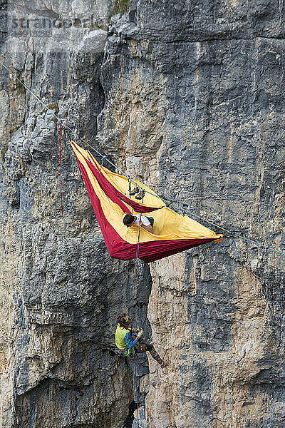 Monte Piana Hängemattenaktion 2014