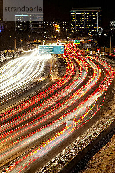 Winterverkehr in Denver  CO.